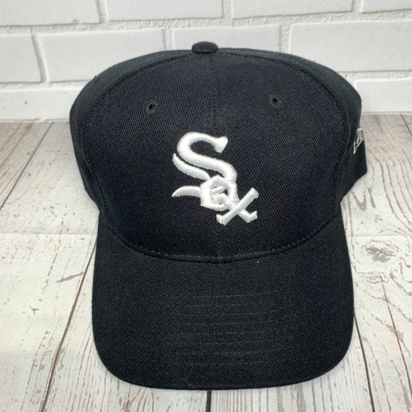 Chicago White Sox MLB Reebok Hat Strapback Cap Black New‎ Men - Picture 1 of 7